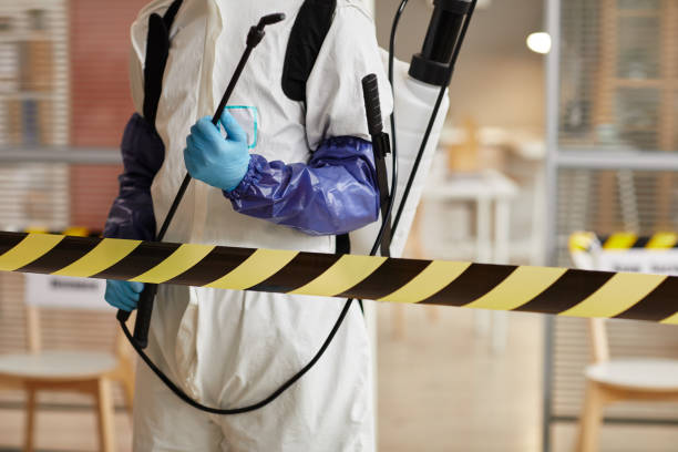 Professional Biohazard technician working in Colts Neck, NJ